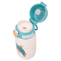 فلاسک استیل قفل دار تپل عروسکی رنگ سبز برند خارجی