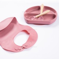 ست ظرف غذا سیلیکونی 4 تکه رنگ کالباسی کیدز لایف Kids Life