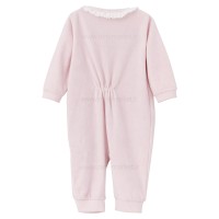 سرهمی مخمل اسپرت طرح گلدوزی رنگ صورتی ایندیگو Indigo