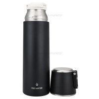 فلاسک رنگ مشکی 500 میل yes water