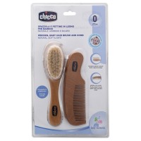 شانه و برس چوبي چيکو بسته بندی جديد  Chicco