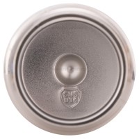 فلاسک استیل قفل دار تپل عروسکی رنگ زرد برند خارجی