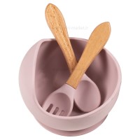 ست غذاخوری سیلیکونی 6 تکه رنگ کالباسی برند خارجی