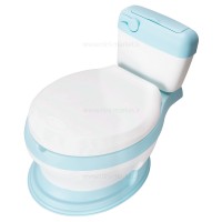 لگن آموزشی طرح توالت فرنگی رنگ آبی بیبی هود Baby Hood