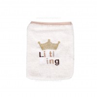 سرویس حوله 5 تیکه طرح خرس و تاج کرمی مادرکر