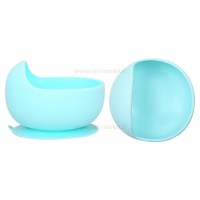 ست ظرف غذای سیلیکونی 5 تیکه طرح فیل رنگ آبی baby 4 life