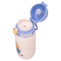 فلاسک استیل قفل دار تپل عروسکی رنگ آبی برند خارجی