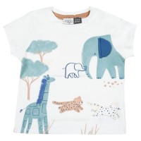 تیشرت شورت پسرانه مدل ساوانا طرح جنگل ایندیگو Indigo