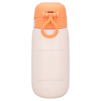 فلاسک استیل قفل دار تپل عروسکی رنگ نارنجی برند خارجی