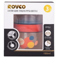 شیرخوری دسته دار 180 میل رنگ سرمه ای قرمز رووکو Rovco