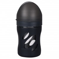 خرید شیشه شیر 180 میل پیرکس کاور دار رنگ مشکی Twistshake