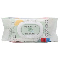 دستمال مرطوب درب دار 80 عددی آلوئورا کیکابو kikkaboo