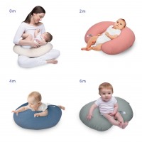 بالشت شیردهی c شکل طرح گوسفند موسلین رنگ سبز Isiz