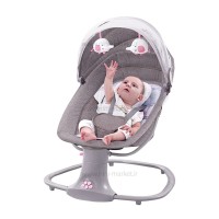 ني ني لاي لاي سه کاره برقي رنگ طوسي صورتی ماستلا Mastela