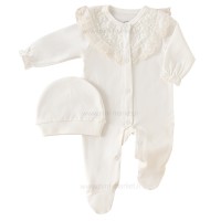 سرویس 13 تیکه طرح عروسکی رنگ سفید نیلی