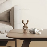 پستانک میوهخوری طرح شاخ گوزن رنگ قهوهای هیاورشی Heorshe