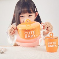 ست ظرف غذا 5 تکه استیل رووکو Rovco رنگ نارنجی