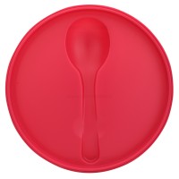 ظرف غذا خرس دو طبقه رنگ سرخابی خارجی