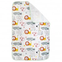 زیرانداز تعویض طرح حیوانات رنگ سبز ایسیز