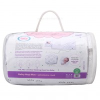 سرویس خواب مسافرتی2 کاره طرح پلک رنگ سفید ایسیز isiz