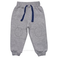 هودی شلوار پسرانه طرح خرس رنگ آبی طوسی پاپو Papo