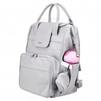 ساک لوازم کوله اي مدل براوو خاوياري رنگ طوسي Qz