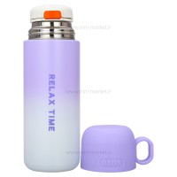 فلاسک آب 500 ميل رنگ یاسی خارجی