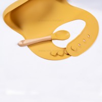 ست ظرف غذا سیلیکونی رنگ خردلی والابی لیتل Wallaby Little