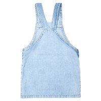 پیشنبدی دخترانه طرح جین رنگ آبی یخی پاپو papo