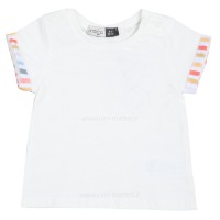 پیشبندی شورتی اسپرت طرح راه راه رنگ سفید Indigo