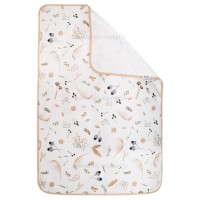 زيرانداز تعويض طرح ابرگ و بلوط رنگ سفيد ايسيز