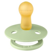 پستانک تکی گرد لاتکس سایز 0 - 6 ماه سبز بیبز BIBS (بدون جعبه)