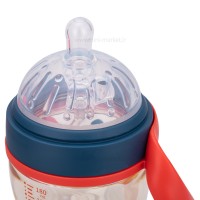 شیرخوری دسته دار 330 میل رنگ سرمه ای قرمز رووکو Rovco