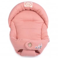 خرید قنداق سوئیسی طرح مرغابی موسلین رنگ گلبهی Isiz