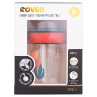 شیرخوری دسته دار 330 میل رنگ سرمه ای قرمز رووکو Rovco