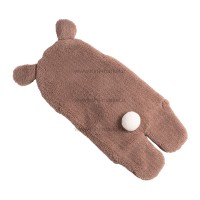 قنداق فرنگی کلاه دار تدی رنگ قهوه ای برند کارترز Carters