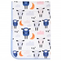 زيرانداز تعويض طرح گوسفند رنگ آبي ايسيز