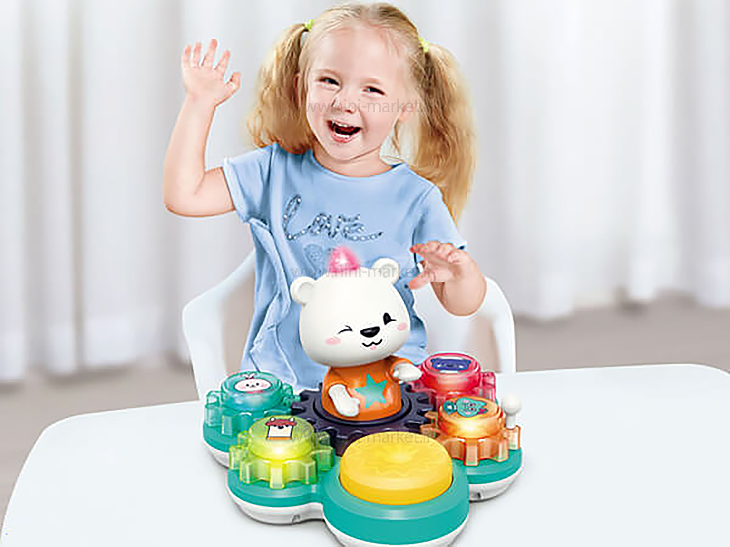 ویژگی درام هوشمند مدل خرس هولی تویز Huile Toys