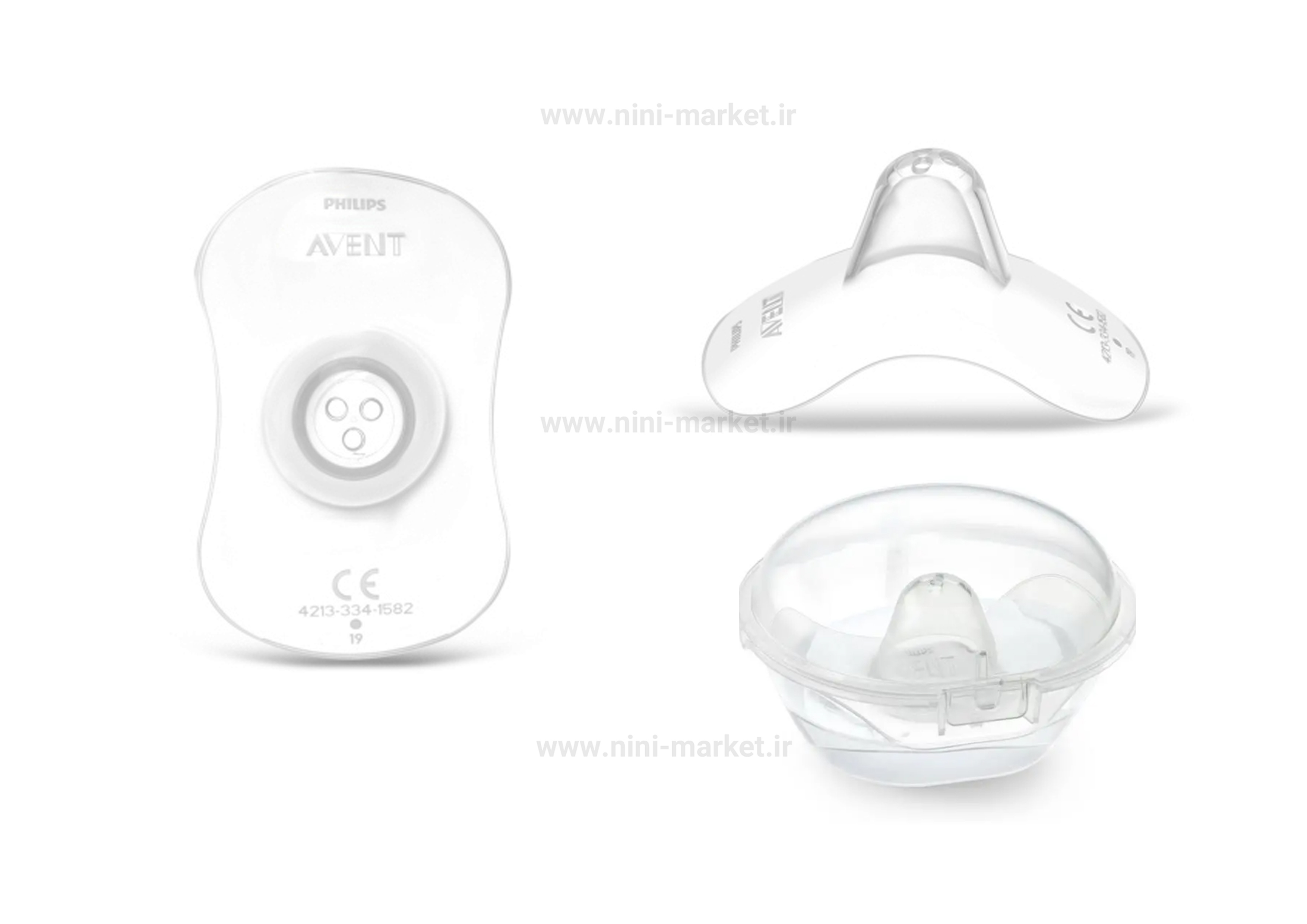 زاویای مختلف محافظ رابط Philips Avent 