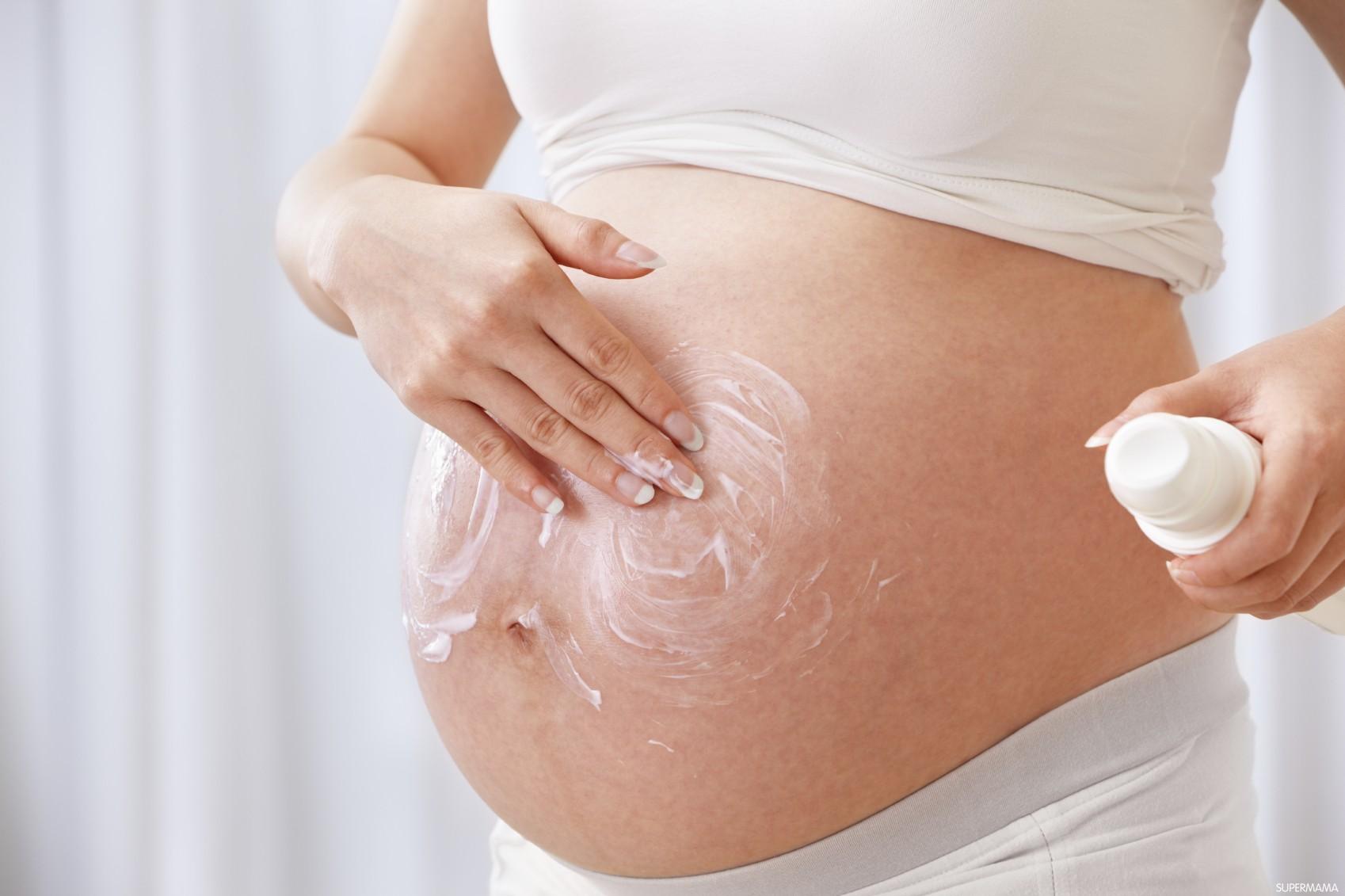 درمان ترک پوست شکم در بارداری 
