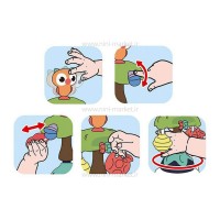 جغجغه صندلی غذا طرح جغد چسبان هولی تویز Hola toys