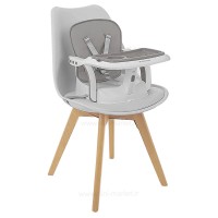 صندلی غذا پرتابل جدید رنگ طوسی کیکابو Kikkaboo