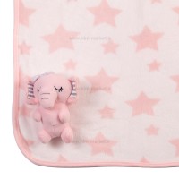 پتو عروسکی نوزاد طرح فیل و ستاره My Little Love