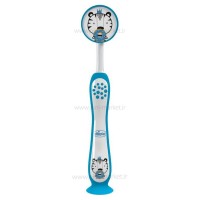 مسواک 6-3 سال طرح ببر رنگ آبی چیکو Chicco