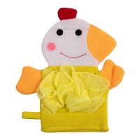 لیف حمام نوزاد طرح جوجه رنگ زرد برند Liu Xing Yu