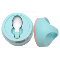 فلاسک غذا دو قسمتی رنگ سبز pinkah