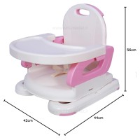 صندلی غذا پرتابل رنگ صورتی ماستلا Mastela