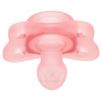 پستانک تمام سیلیکونی 2-0 ماه رنگ صورتی چیکو Chicco (فاقد جعبه)