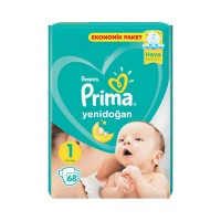 پوشک پریما Prima سایز 1 (5-2 کیلو) بسته 68 عددی