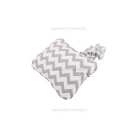 بالش شیردهی نوزاد طرح طوسی راه راه ایس ایز Isiz